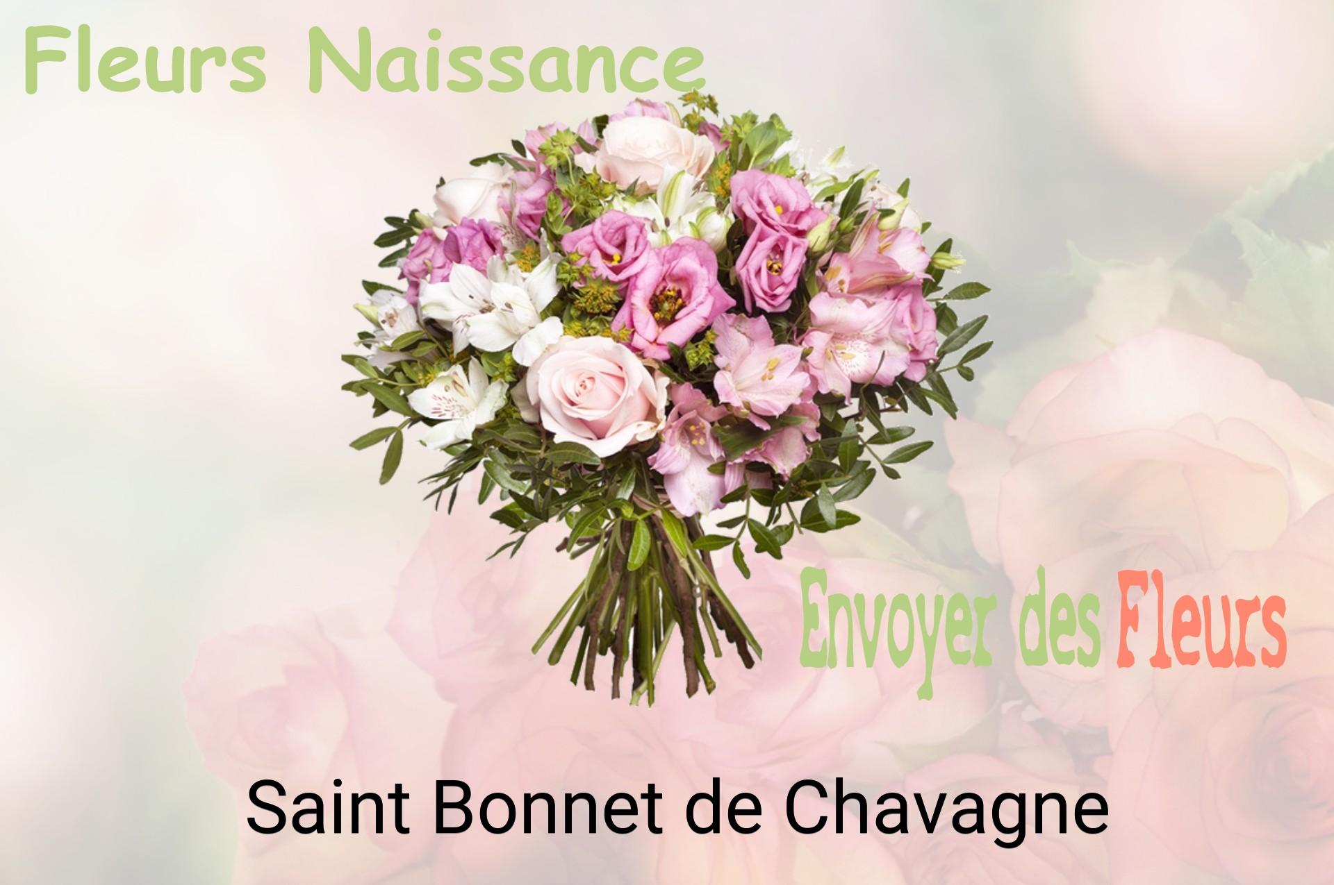 Bouquet de fleurs de naissance livré à Saint-Bonnet-de-Chavagne