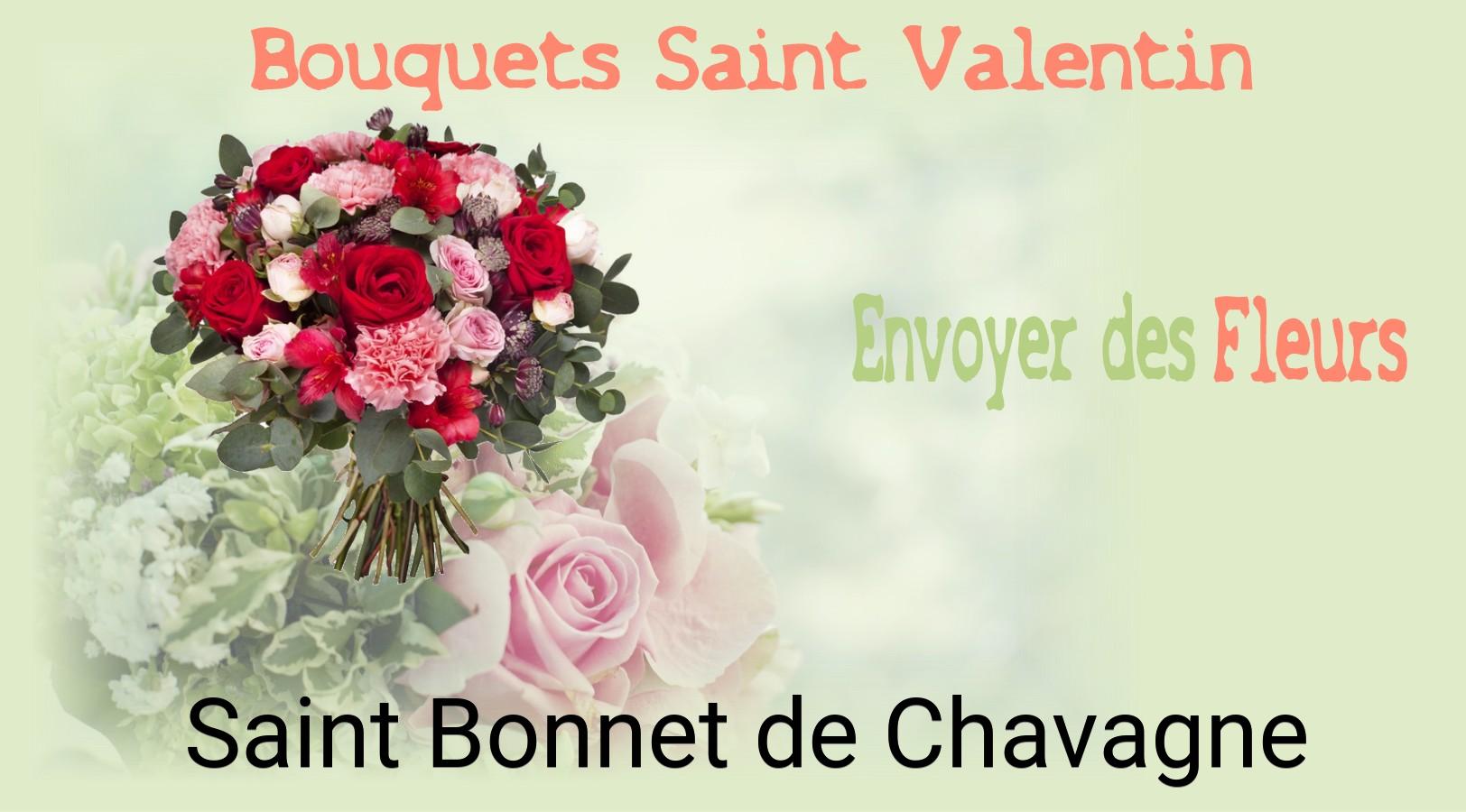 Roses de Saint-Valentin livrées à Saint-Bonnet-de-Chavagne